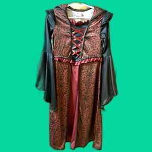 CHILD/GIRL VINTAGE ROYAL VAMPIRE COSTUME ~ Child Size Large